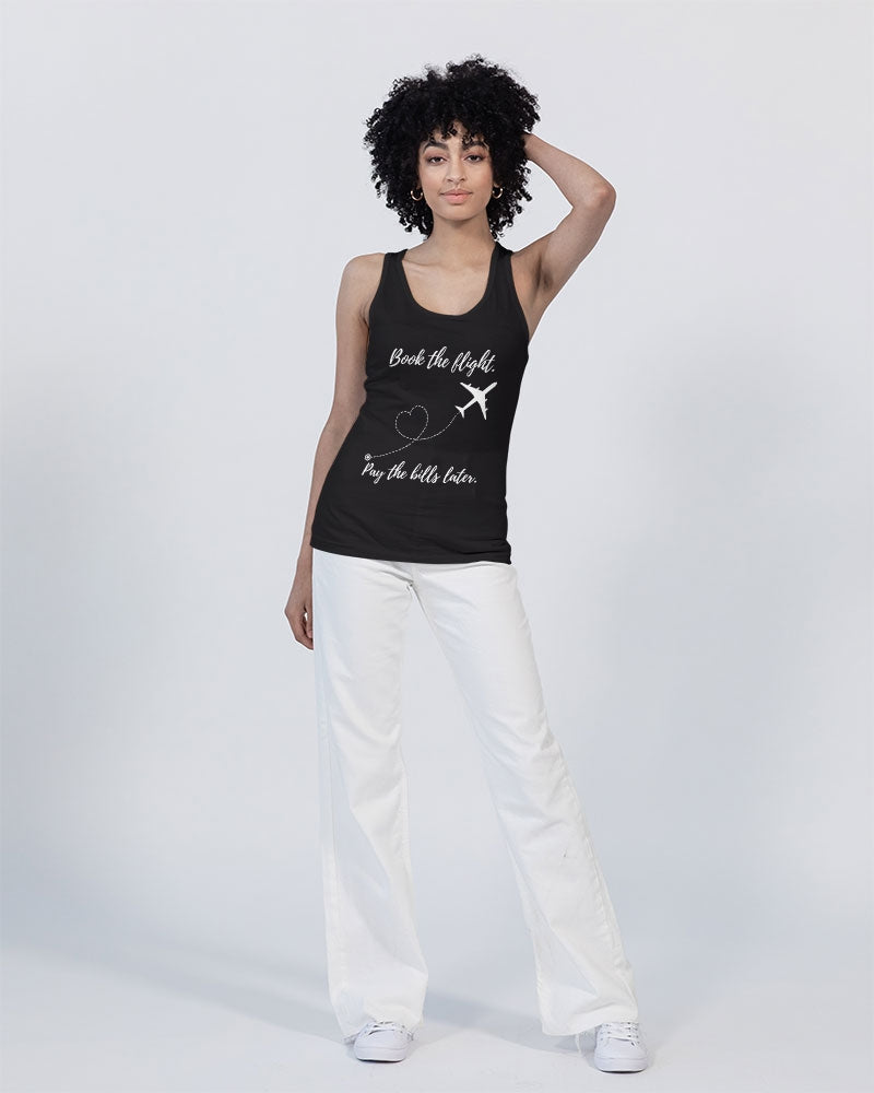 Book the Flight - 2 Unisex Jersey Tank | Bella + Canvas