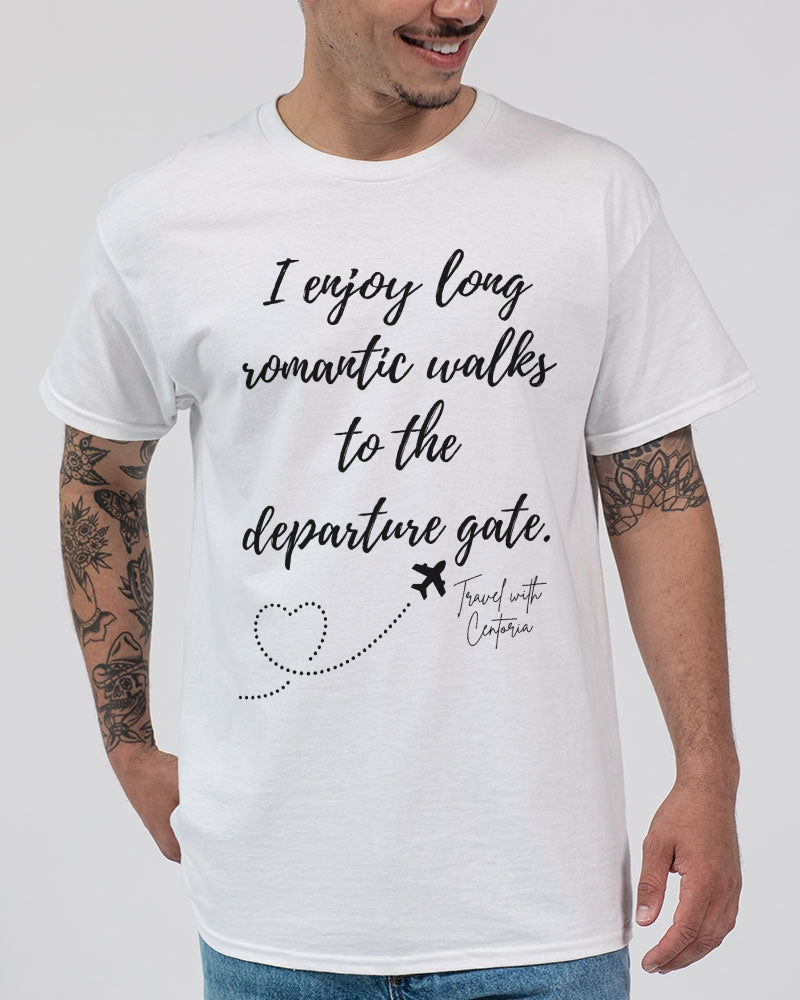 Romantic Walk - Black Font Unisex Ultra Cotton T-Shirt | Gildan