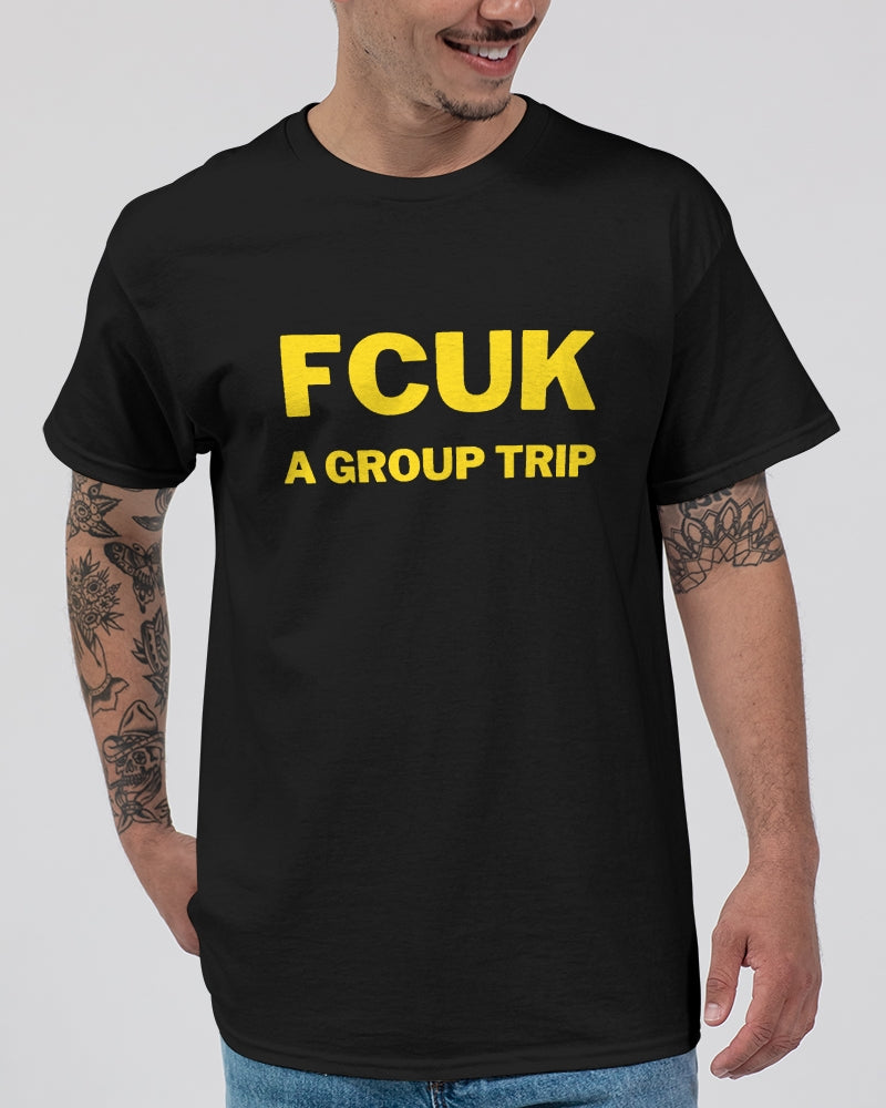 FCUK - Yellow Font Unisex Ultra Cotton T-Shirt | Gildan