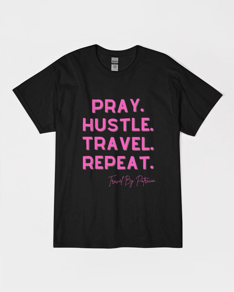 Pray Hustle Travel Repeat - Travel By Patricia Unisex Ultra Cotton T-Shirt | Gildan
