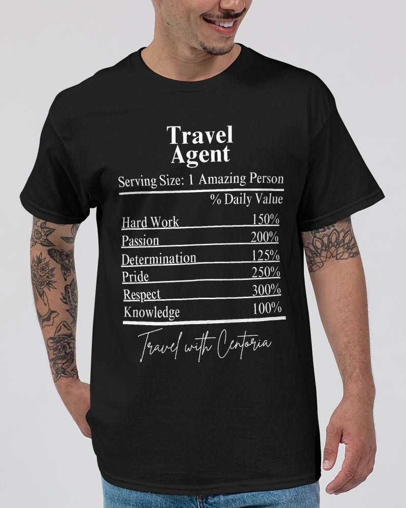 Travel Agent Nutrition Facts Unisex Ultra Cotton T-Shirt | Gildan