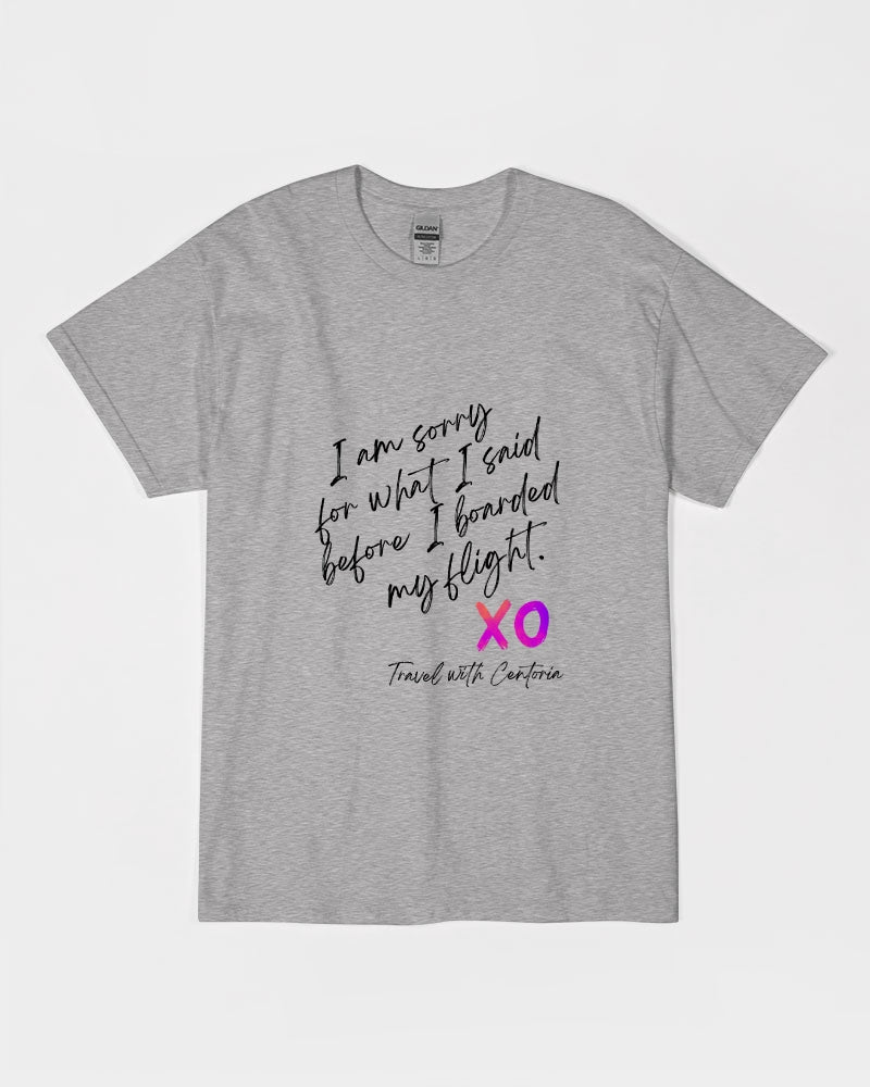 I'm Sorry... - Gray Shirt / Black Font - Unisex Ultra Cotton T-Shirt | Gildan