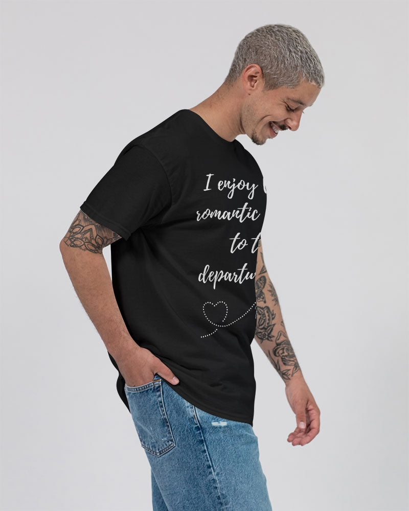 Romantic Walk - White Font Unisex Ultra Cotton T-Shirt | Gildan