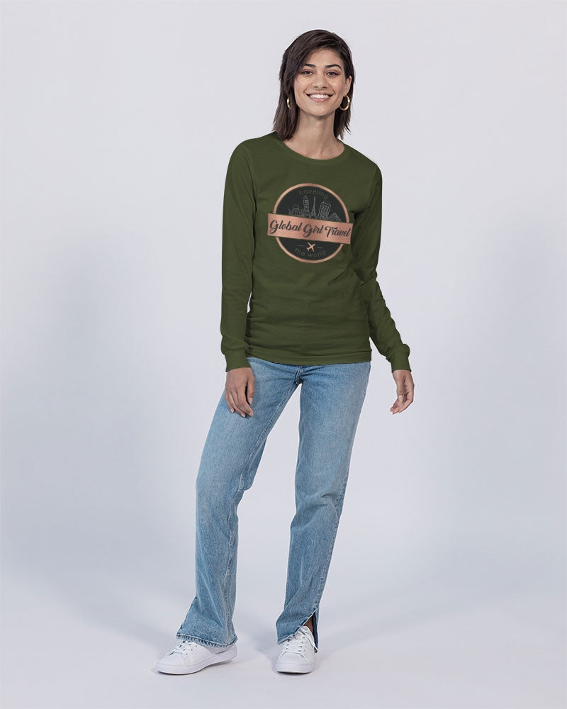 Global Girl Travel Unisex Long Sleeve Tee | Lane Seven