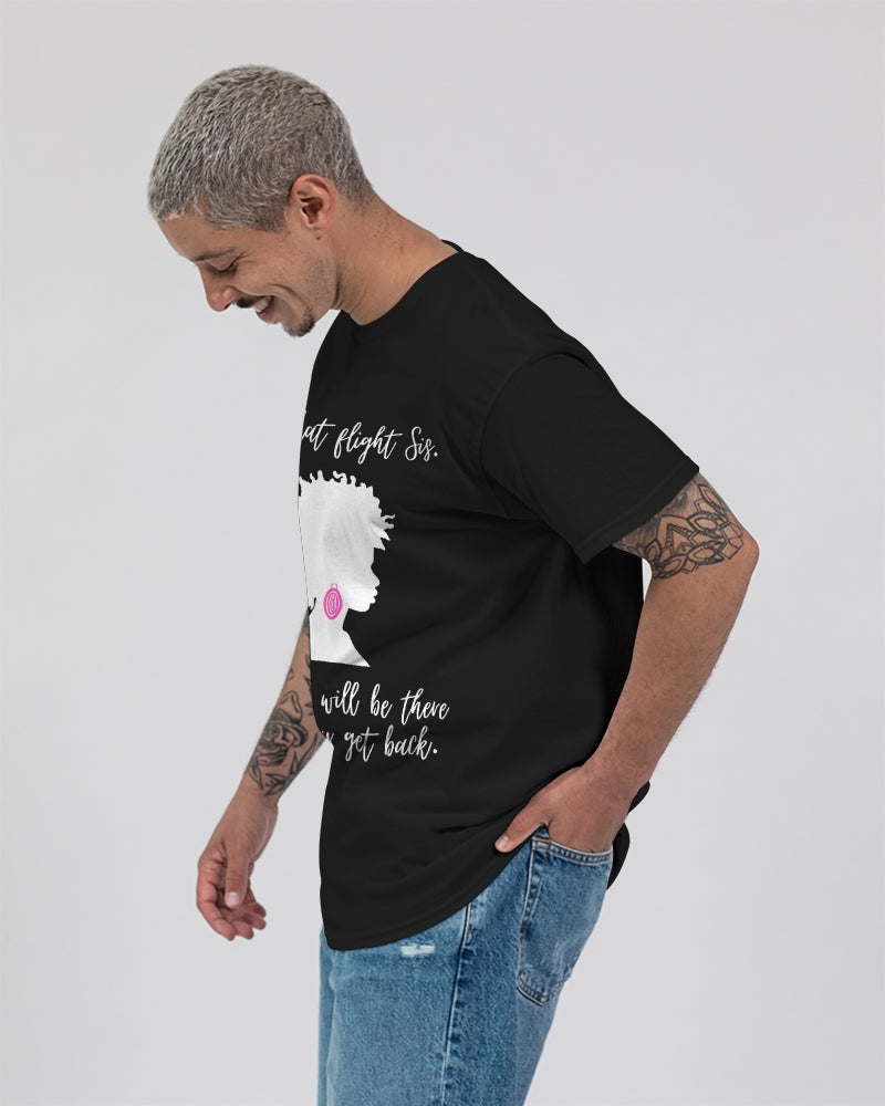 Book That Flight Sis. - White Font Unisex Ultra Cotton T-Shirt | Gildan