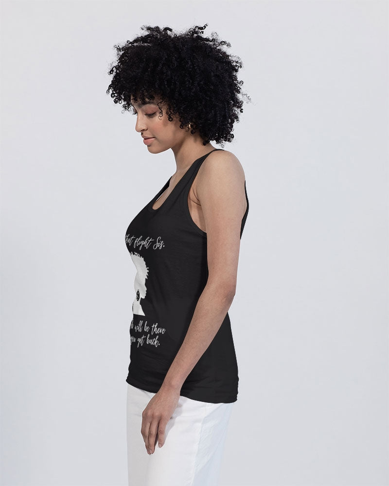 Book That Flight Sis. - Black 2 Unisex Jersey Tank | Bella + Canvas