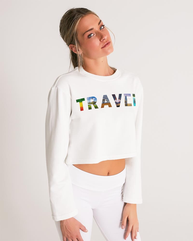 Travel Women's Cropped Sweatshirt